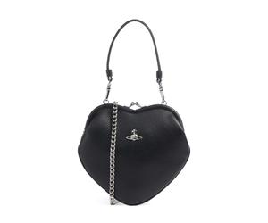 Vivienne Westwood Belle Heart Frame Grain | Handbag | black