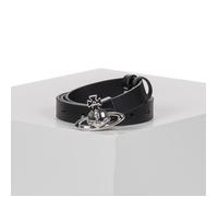 Vivienne Westwood Belt SMALL ORB BUCKLE BELT in Black EU M / L