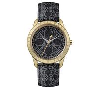 Vivienne Westwood Berkeley Ladies Quartz Watch with Black Dial & Black Leather Strap