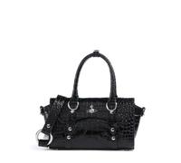 Vivienne Westwood Bettina Embossed Croc Mini | leather Handbag | black