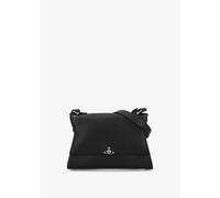 VIVIENNE WESTWOOD Bianca Small Black Leather Shoulder Bag Size: One Si
