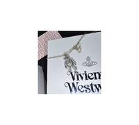 Vivienne Westwood bling teddy bear necklace pendant with boxA48