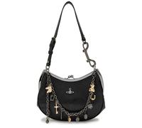 Vivienne Westwood Charm Frame Python-effect Leather Shoulder bag - Black - One Size