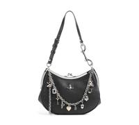 Vivienne Westwood Charm Frame Supple | leather Shoulder bag | black