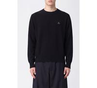 VIVIENNE WESTWOOD Cotton and Cashmere Short-Sleeved Jumper with Orb Logo - Size: M - male