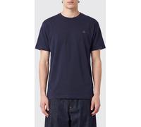 VIVIENNE WESTWOOD Cotton T-Shirt with Contrast Embroidered Orb Logo on the Chest - Size: L - male