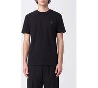 VIVIENNE WESTWOOD Cotton T-Shirt with Contrast Embroidered Orb Logo on the Chest - Size: S - male