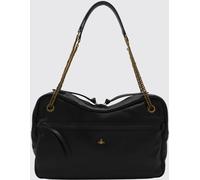 VIVIENNE WESTWOOD Dolce Leather Shoulder Bag with Orb Logo