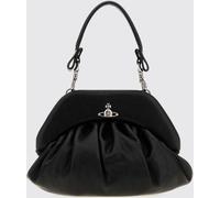 VIVIENNE WESTWOOD Draped Calf Leather Mini Bag with Orb Logo and Chain Strap - Size: OS - female
