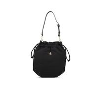 Vivienne Westwood drawstring Orb-motif shoulder bag - Black OS