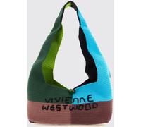 VIVIENNE WESTWOOD Ellie Crochet Cotton Patchwork Shoulder Bag