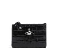 Vivienne Westwood Embossed Croc Slim | Credit card holder | black