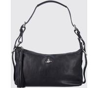 VIVIENNE WESTWOOD Emma Calfskin Shoulder Bag with Orb Logo