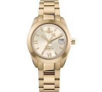 Vivienne Westwood Fenchurch Ladies Quartz Watch with Champagne Dial & Gold Stainless Steel Case and Bracelet - VV292PGYGD