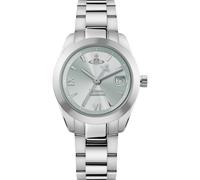 Vivienne Westwood Fenchurch Ladies Quartz Watch with Light Blue Dial & Silver Stainless Steel Case and Bracelet - VV292LBLSL