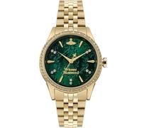Vivienne Westwood Little Wallace 32mm Ladies Quartz Watch with Green Dial & Gold Stainless Steel Bracelet