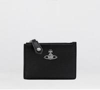 VIVIENNE WESTWOOD Grained Synthetic Leather Card Holder - Size: OS - female