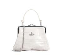 Vivienne Westwood Granny Frame Embossed Croc | leather Handbag | white