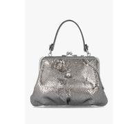 VIVIENNE WESTWOOD Granny Frame Iron Leather Python Purse Size: One Si