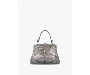 VIVIENNE WESTWOOD Granny Frame Iron Leather Python Purse Size: One Si