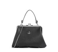 Vivienne Westwood Granny Frame Saffiano Handbag, female, black