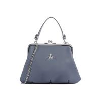 Vivienne Westwood Granny Frame Saffiano Handbag, female, blue