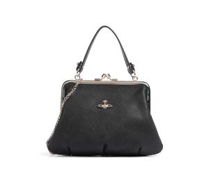 Vivienne Westwood Granny Frame Saffiano | leather Crossbody bag | black