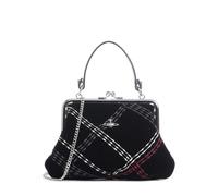 Vivienne Westwood Granny Frame Velvet Check | Handbag | black