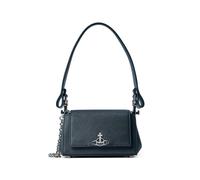Vivienne Westwood Hazel logo-detail textured shoulder bag - Black One Size