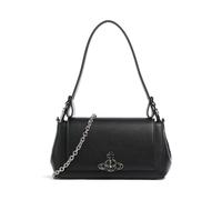Vivienne Westwood Hazel Re-Vegan Grain Medium Shoulder bag, female, black