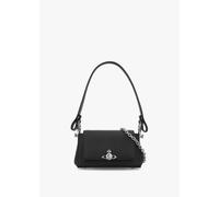 VIVIENNE WESTWOOD Hazel Small Black Saffaino Shoulder Bag Size: One Si