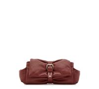 Vivienne Westwood Hazel Treasure Padded Leather Clutch - Brown - One Size