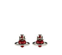 Vivienne Westwood heart orb earrings - Silver One Size