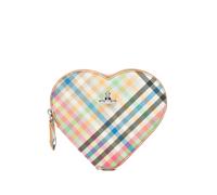 Vivienne Westwood heart plaid shoulder bag - Neutrals One Size