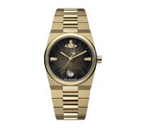 Vivienne Westwood Hoxton Black Dial & Gold Tone Bracelet Watch