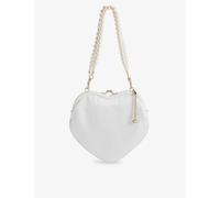 Vivienne Westwood Ivory Belle Heart Frame Silk-blend Satin Top-handle Bag