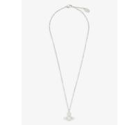 Vivienne Westwood Carmela Bas Relief Silver-Tone Necklace