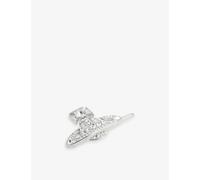 Vivienne Westwood Jewellery Womens Platinum / Crystal Corinne Crystal-embellished Brass and Cubic Zirconia Hair Clip