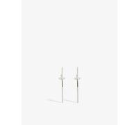 Vivienne Westwood Jewellery Womens Platinum Rosemary Platinum-plated Brass Hoop Earrings