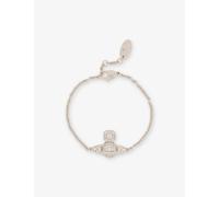 Vivienne Westwood Carmela Bas Relief Silver-Tone Bracelet