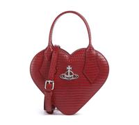 Vivienne Westwood Josephine Heart Embossed Croc Mini Handbag, female, red