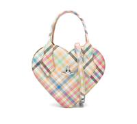 Vivienne Westwood Josephine Heart plaid tote bag - Neutrals One Size