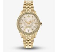 Vivienne Westwood Little Wallace 32mm Ladies Quartz Watch with Champagne Dial & Gold Stainless Steel Bracelet