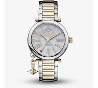 Vivienne Westwood Ladies Orb Two Tone Mother Of Pearl Dial Watch VV006MOPSG