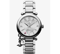 Vivienne Westwood Women's Orb Quartz Watch with Silver Dial Analogue Display and Stainless Steel Bracelet VV006SL