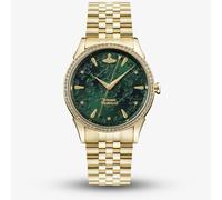 Vivienne Westwood Ladies Wallace Gold Tone Patterned Green Dial Watch VV208GDGD