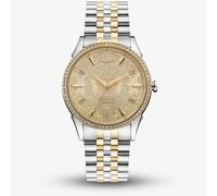 Vivienne Westwood Ladies Wallace Two Tone Patterned Champagne Dial Watch VV208CPSG