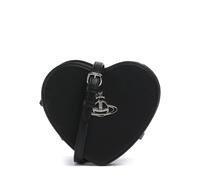 Vivienne Westwood Louise Heart Grain Crossbody bag, female, black