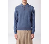 VIVIENNE WESTWOOD Mark Long-Sleeved Wool Knit Polo Shirt with Embroidered Orb Logo - Size: XL - male