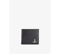 Vivienne Westwood Mens Vivienne Westwood Billfold Faux-Leather Wallet Ss25-Black